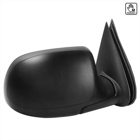 Spec-D Tuning MANUAL SIDE MIRRORS MATE BLACK - RIGHT RMV-SIV99M-FS-R